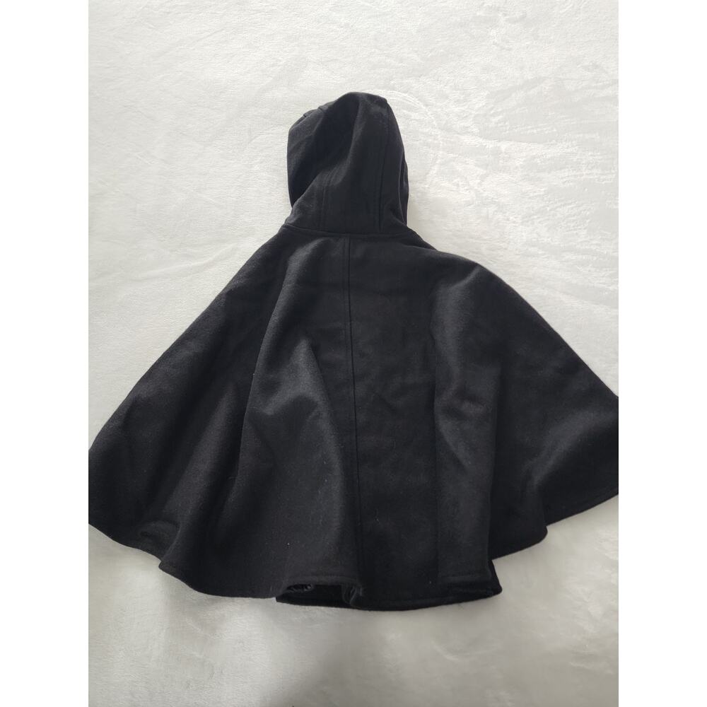 Hope & Henry Girls Black Cape Sz M (7-8) - Picture 4 of 4